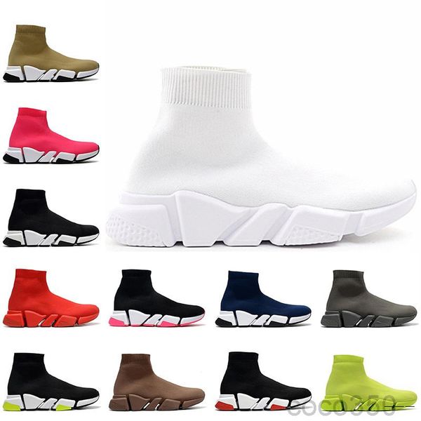 

2021 mens women sock shoe speed trainer jogging shoes sock sneakers casual shoe paris race runners black casual boots sports trainers ppm5