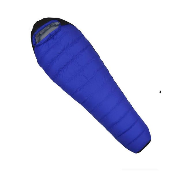 

2500g filling white duck down ultra light outdoor sleeping bag camping trip portable in cold weather can spliced together