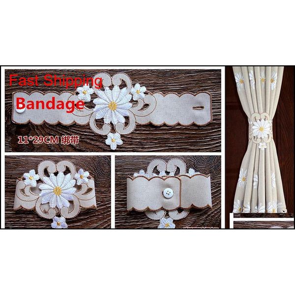 

british half-curtain embroidered window valance customize light shading curtain for kitchen cabinet door curtai qylfdx five2010