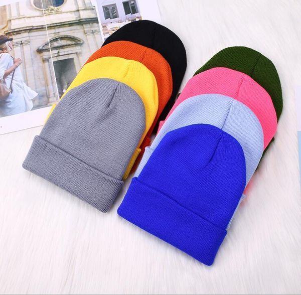 

beanies winter hats for knitted solid cute hat lady autumn female beanie caps warmer bonnet men casual cap wholesale1