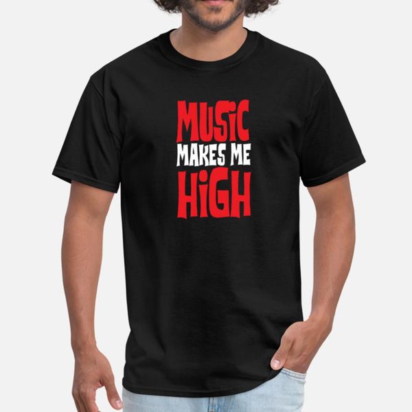 

музыка makes me high t shirt юмор прекрасный дизайн tracksuit фуфайки hoodie