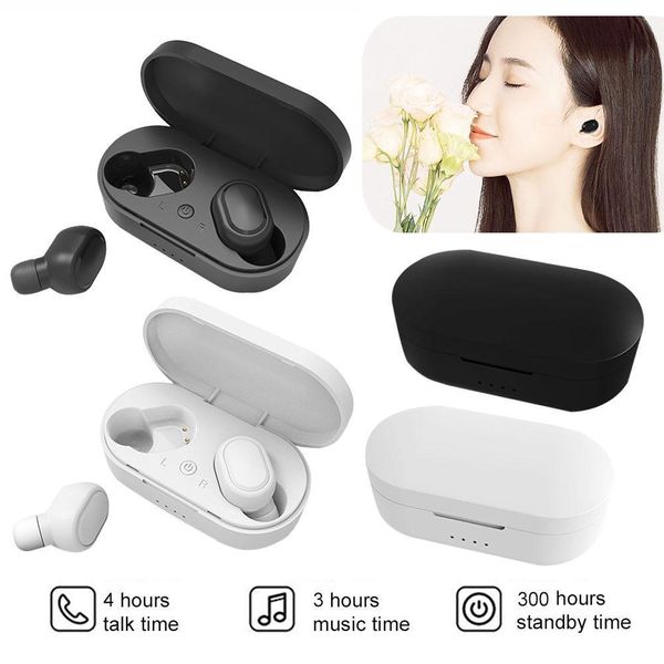 M1 TWS Bluetooth fone de ouvido Sports Sports Wireless fones de ouvido sem fio fones de ouvido coloridos