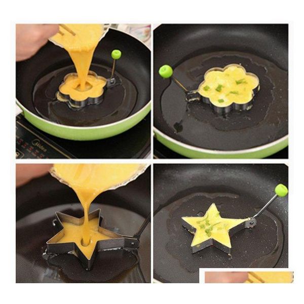 

stainless steel omelette mould device love surprise eggs ring model set heart shape egg mold styling jllbrj comb2010