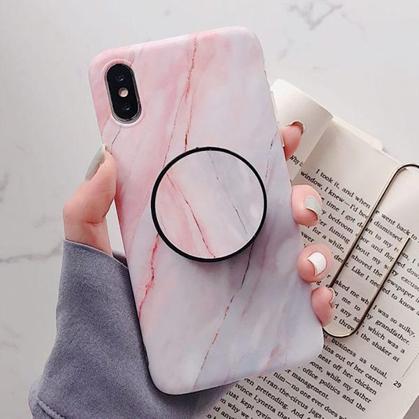 

flykylin держатель подставка мраморная чехол для huawei p40 lite p40 pro mate 30 pro mate 30 lite задняя крышка силикона способа телефон sqc