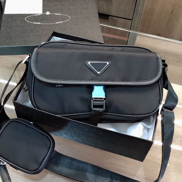

women nylon shoulder crossbody bag messenger bag ladies quality genuine leather handbag samll wallet waterproof cloth