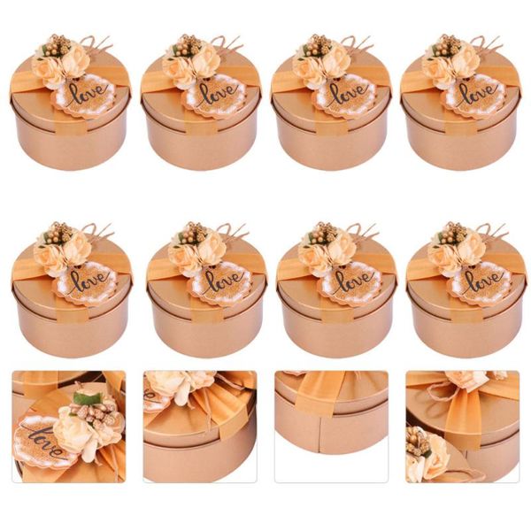 

8pcs exquisite wrapping box storage box wedding gift boxes for wedding