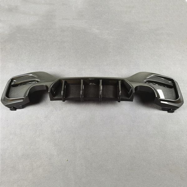 

1 piece car accessories rear bumper lip spoiler for 1 series f20 f21 2011-2015 length 148cm abs carbon look rear diffuser