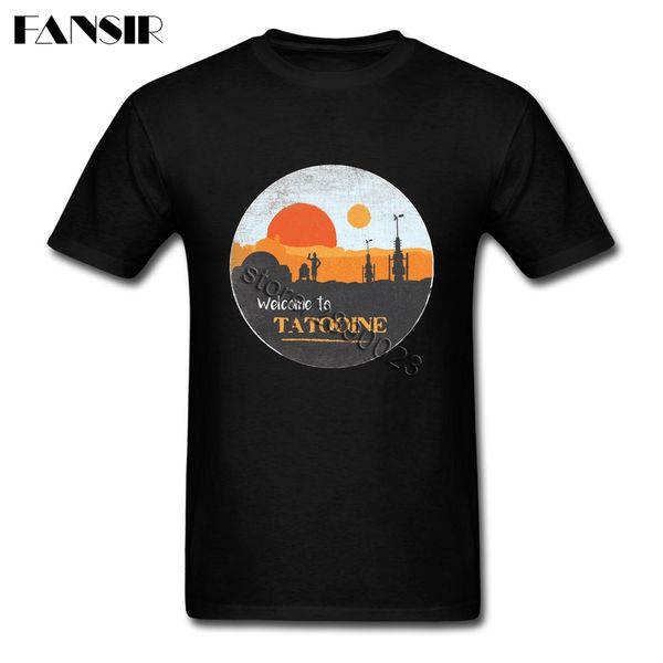 

sport welcome to tatooine camisetas funny men t shirts short sleeve cotton crew neck t shirt for man