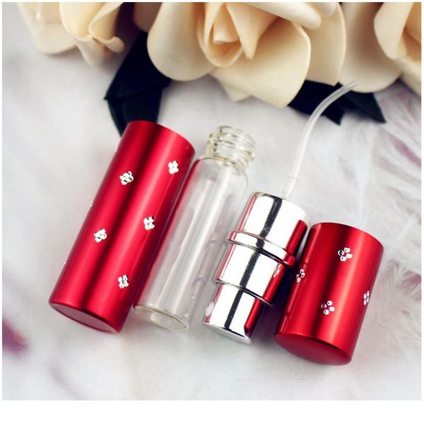 

1pc 5ml 10ml mini portable perfume bottle travel refillable empty perfume atomizer metal spray scent p qylyxm