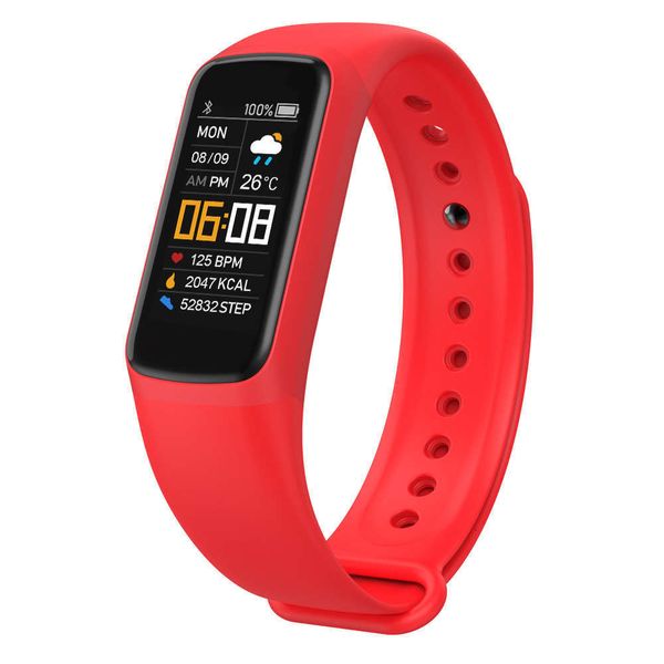 

new c7 color screen exercise meter walking heart rate blood prsure sedentary remote control p taking silicone smart braceletbgt
