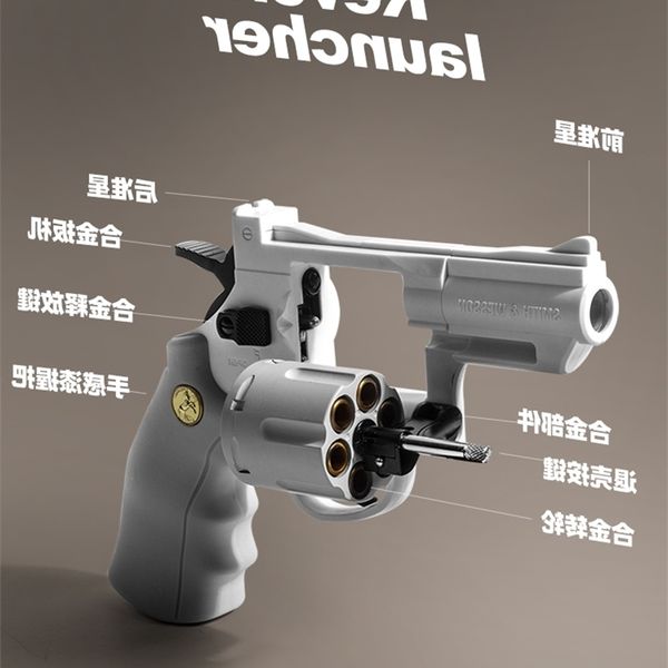 

69little moon left wheel soft bullet toy hand small shell throwing zp5 children metal simulation alloy gun model boy