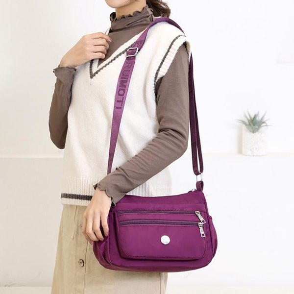 

nylon handbag women multifunction purpose handbag inclined shoulder messenger tote cross body bags leisure diagonal package