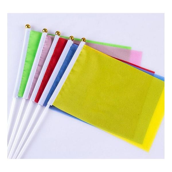 

20*28cm hand waving flag solid color flag banners for meeting party decoration flag banner party decoration ljjk1540 qdccg