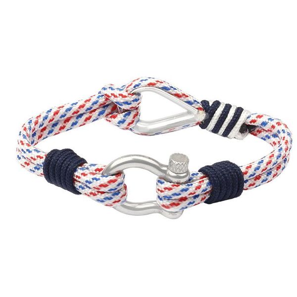 

tangyin fashion weave bracelets men charm 550 survival rope chain paracord stainless steel bracelet male wrap metal spo jlljgc