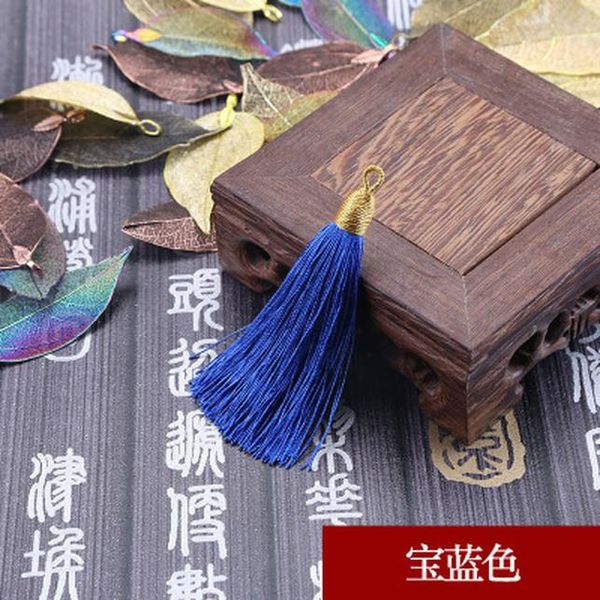 

5шт 8.5cm кисточкой brush подвеска аксессуары шелковый сатин кисточкой handmade crafts для diy серьги изготовление ювелирных изделий выводов, Black