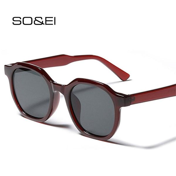 

sunglasses so&ei fashion square women vintage glasses frame trending clear beige eyewear men shades uv400 sun, White;black