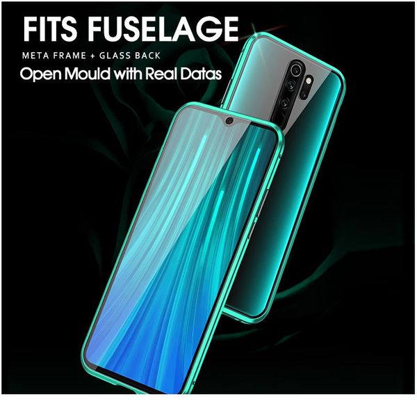 

double sided glass magnetic case for xiaomi redmi note 9 pro 9s 8 7 pro redmi 8 9 9a k2 wmteck