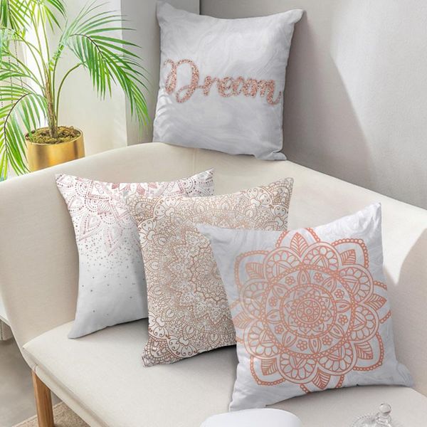 

nanacoba geometric cushion cover nordic diamond wave pink heart pillow covers home sofa chair decorative short plush pillowcases