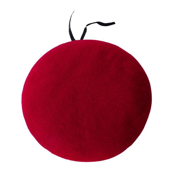 

men women artists vintage soft wool felt solid gift dome beret hats spring fashion flat painter style adjustable cap, Blue;gray