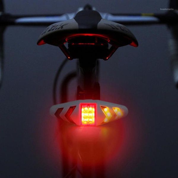 

bike light waterproof rear bicycle tail light led usb rechargeable mountain bike cycling taillamp safety warning1