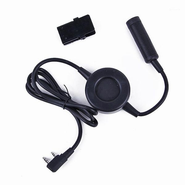 

new waterproof pcable k plug for z tactical ii h50 msa sordin h60 hd03 pcable for baofeng uv-5r radio comunicador1