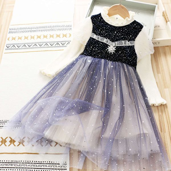 

new 20 winter knitted long sve drs for girls, Red;yellow