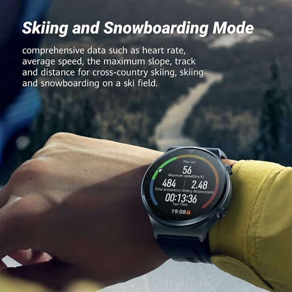 

gt 2 pro watch 1.3 "amoled touch screen smart watch, sports gps 14 day battery life, heart rate tracker, blood oxygenvip3