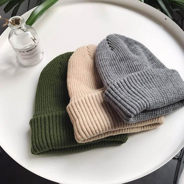

beanies skullcap warmer winter hat for women men knitted hats solid color skullies beanie female casual skull cap1