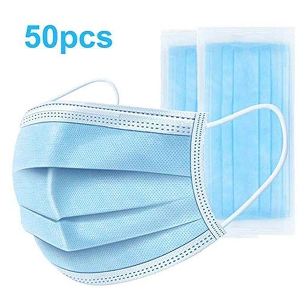 

face disposable dustproof facial layers cover 3 protective masks set anti-dust mask in stockk7dx