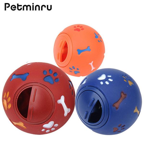 

dog toys & chews petminru transparent teeth to bite pet leakage ball natural imported rubber balls toy