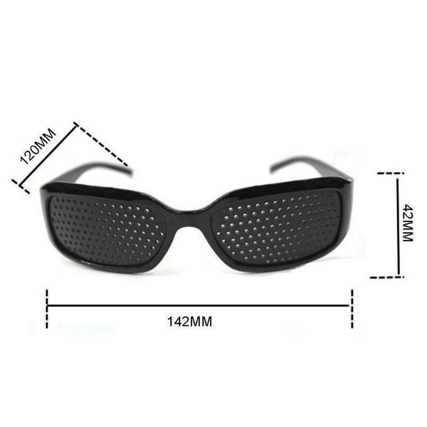 

eye eyeglasses new exercise black pinholes glasses eyesight improve plastic 0217