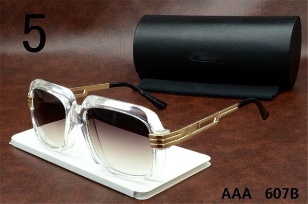 

6270 new brand designer fashion men's ca z al sunglasses female models retro style uv380 sun glasses with original box, White;black
