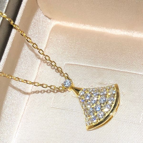 Bgari Divas Dream Colares Conjunto com diamantes 18k banhado a ouro mais alto colar de qualidade de luxo designer oficial reproduções 5a aniversário presente