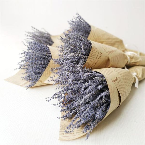

decorative flowers & wreaths 400g dried natural flower bouquets pure lavender bouquet flowers1