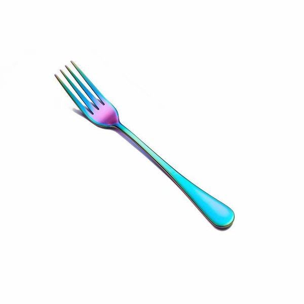 

spklifey cutlery set stainless steel dinnerware rainbow stainless steel spoon set fork spoon knife steel cutlery dinnerware set h jllrfn
