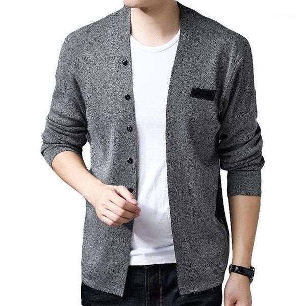 

men's sweaters 2021 sell middle- long length mens solid sweater cardigan male casual spring autumn pure color sweater1, White;black