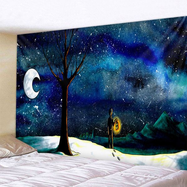

fairy tale world 3d printing meditationtapestry wall hanging mandala tapestries cloth yoga carpet boho decor
