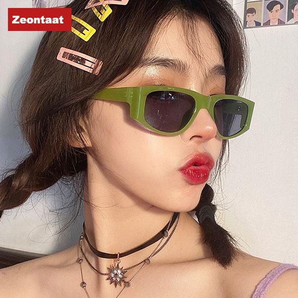 

new cateye vintage red green sunglasses women brand designer retro points sun glasses female superstar lady cat eye, White;black