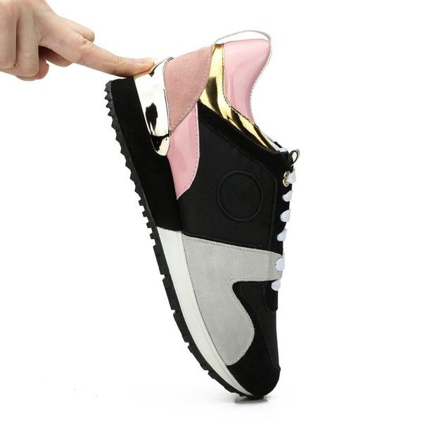 

a1 2020 men's casual shoes 2020 spring autumn high elasticity men chunky sneakers fashion breathable man casual shoes plus size 35-46, Black