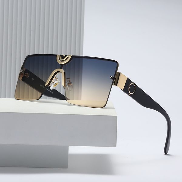 

2021 new cool metal gradient style man driving vintage brand design alloy sunglasses 2102 0k2r, White;black