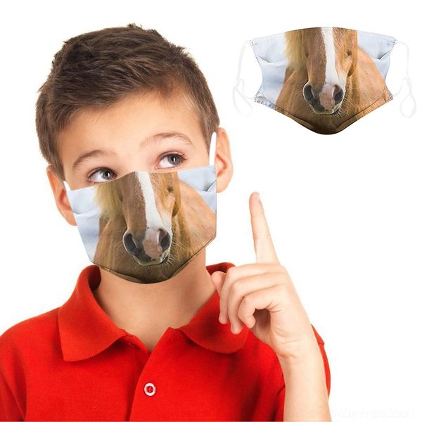 

ur6z christmas face masks cotton mouth cover washable cartoon printed anti dust maskpolyester black kid xmas