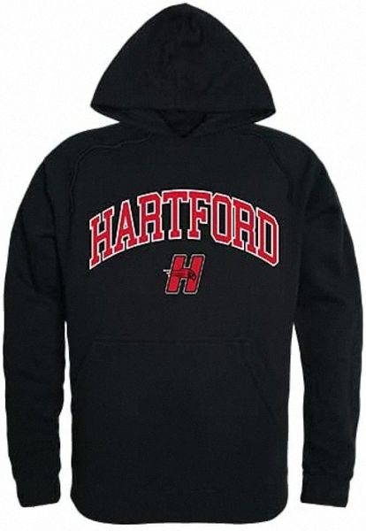 

men's hoodies sweatshirts hartford hawks ncaa campus pullover hoodie i1a2#, Black