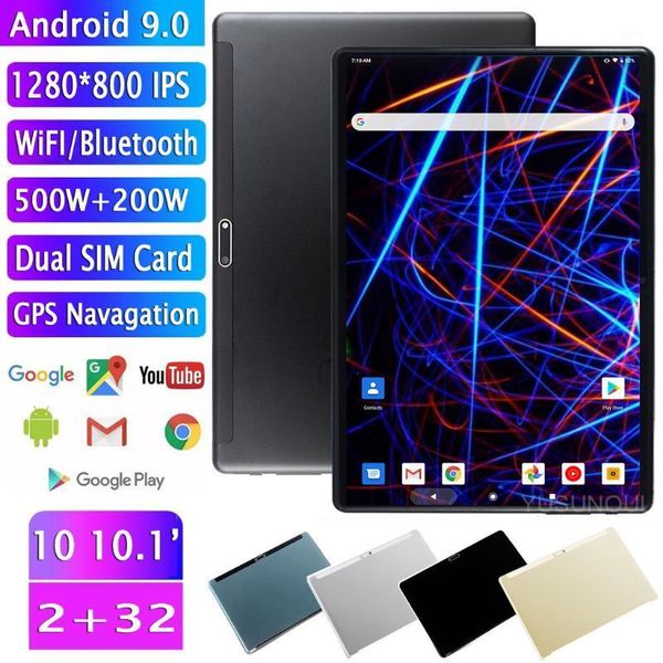 

tablet pc google play gift card 10 inch android 9.0 4 cores market 3g phone call dual sim ce brand wifi 10.1 tablets1