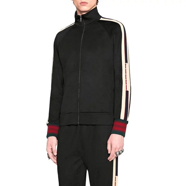 

track pants andys европейский стиль лямки логотип varsity костюмы мода спорт куртка брюки парой женщины мужчины high street костюмы hfxhtz00, Black;brown