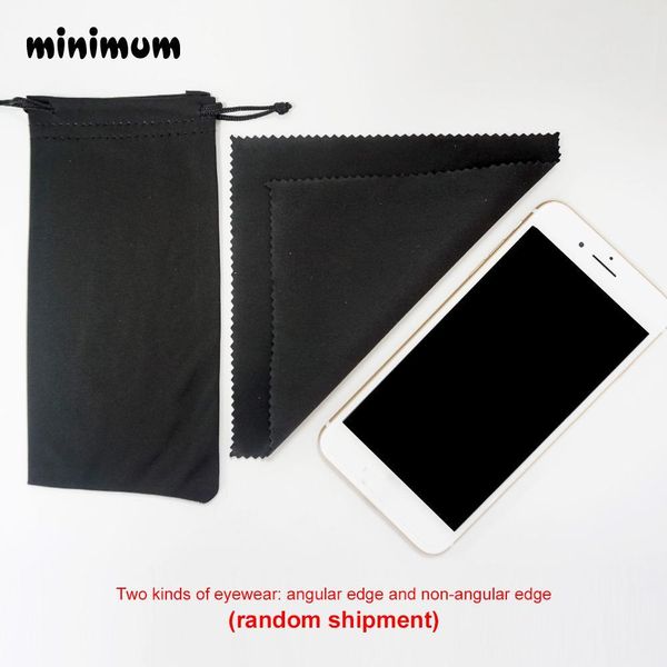 

1 pcs black soft cloth glasses bag with 1pcs glasses cloth cleaner eyeglasses pouch eyewear accessories speckle solid h jllwjj
