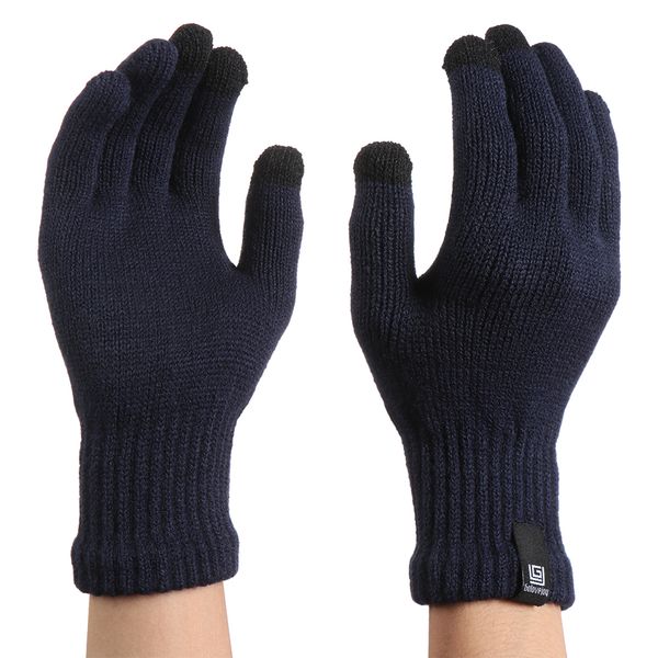 

теплый вязаный шерстяной сенсорный экран женщины мужчины зима сгущает велоспорт полный перчатки пальцев рукавицы unisex guantes new 2020, Blue;gray