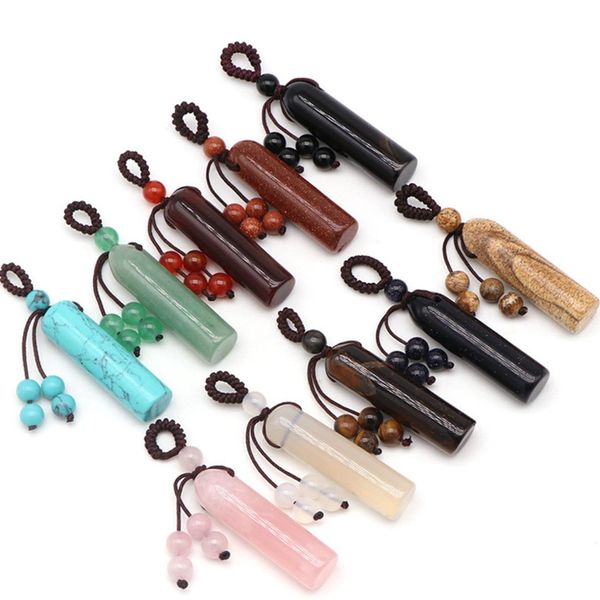 

wholesale 10 pcs handmade weave geometric shape rose quartz pendant with small beads green aventurine jewelry, Silver