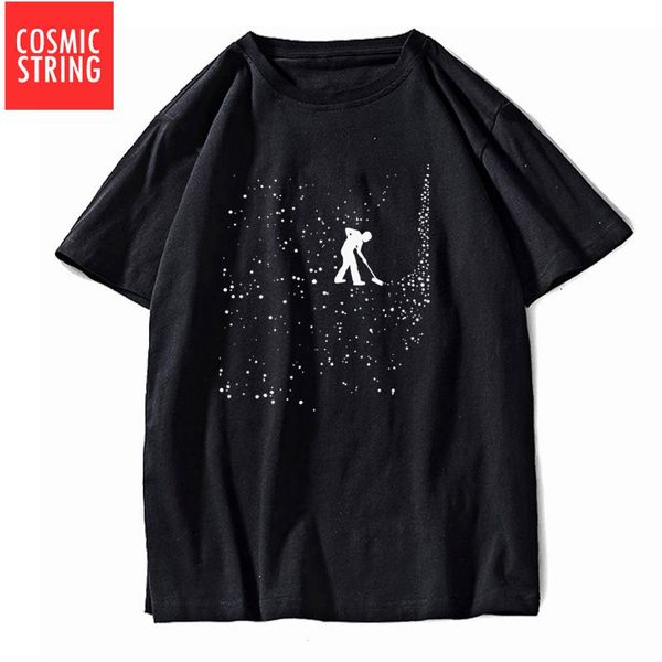 

cosmic string short sleeve o neck creative summer casual tshirt loose cr a0108 sport hooded sweatshirt hoodie men t shirt