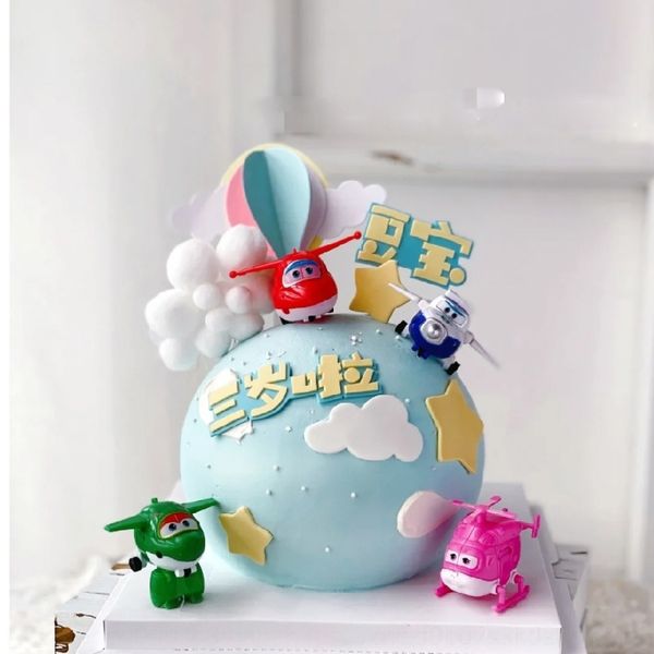 

vboj6 model decoration aircraft baked caketoy cake cake lodi baking children's toy aircraft internet celebrity boy wwc5z plug-in