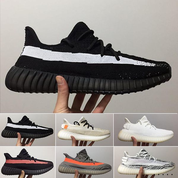 

v2 static clay sesame true form hyperspace men women running shoes kanye west beluga 2.0 orange bred sports sneakers 36-45 pcc8s